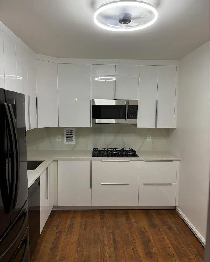 Renovated kitchen with quartz countertops in Kimberly